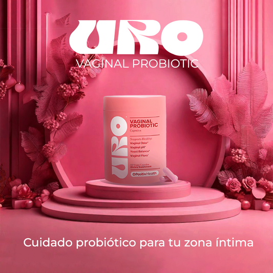 🌿 URO Vaginal Probiotic – Salud Íntima Femenina Natural
